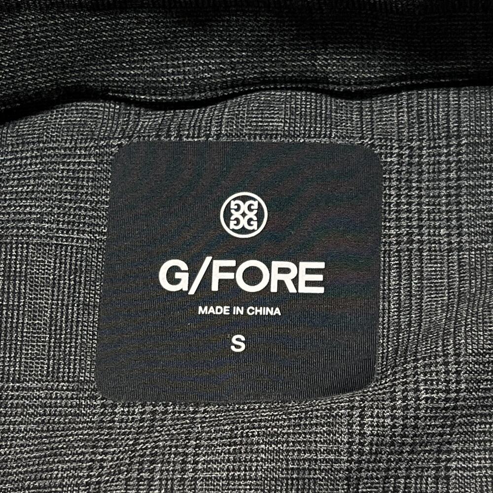 G/FORE Vest Mens Small Gray Quilted Tweed Full Zip Golf Padded Outdoor Lined - Picture 5 of 10